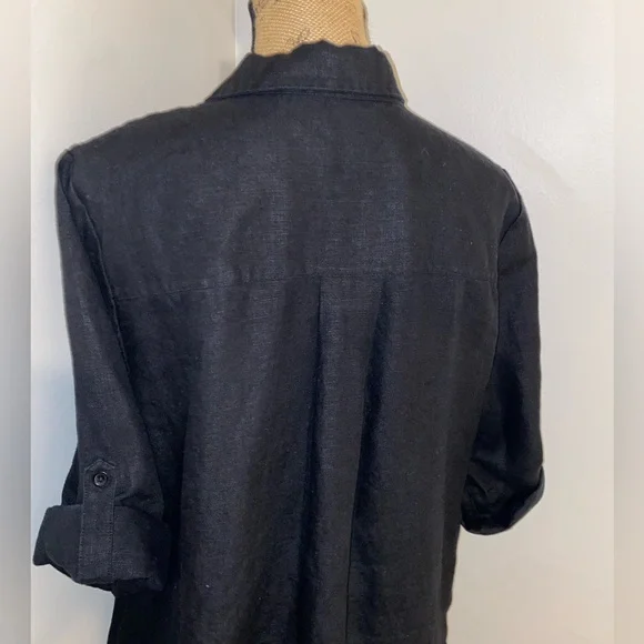 Chico’s Linen 3D Floral Dress - Picture 9 of 16